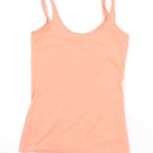 Atmosphere Womens Orange  Polyester Camisole Tank Size 8 Round Neck