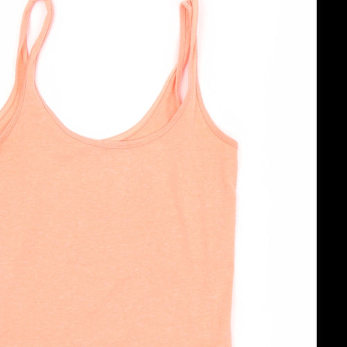Atmosphere Womens Orange  Polyester Camisole Tank Size 8 Round Neck