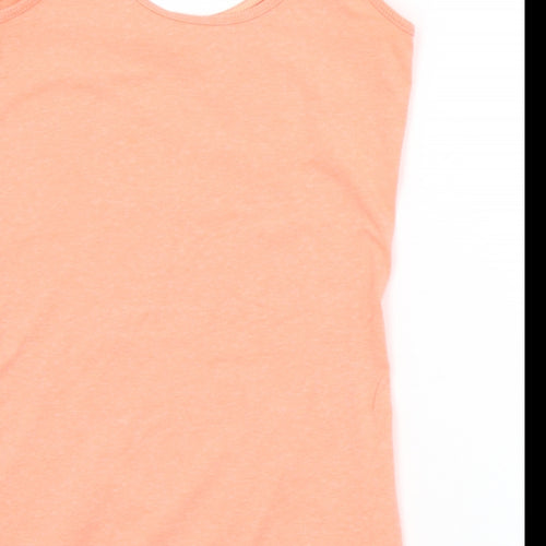 Atmosphere Womens Orange  Polyester Camisole Tank Size 8 Round Neck