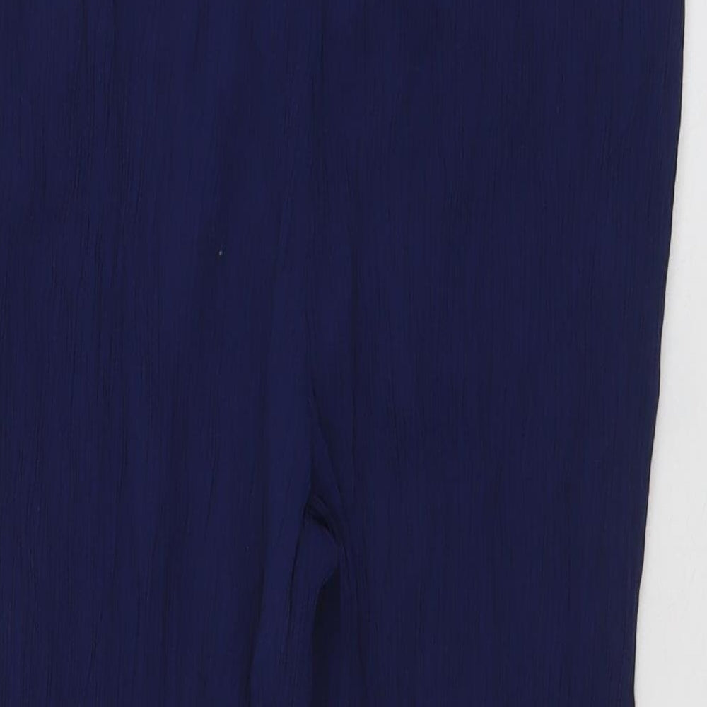 Damart Womens Blue  Viscose Harem Trousers Size 20 L24 in Regular Drawstring