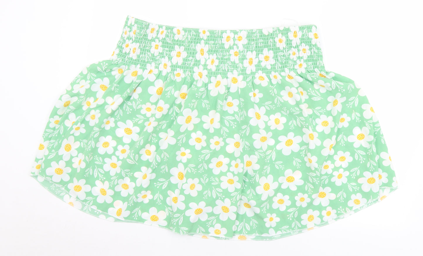 Preworn Womens Multicoloured Floral Polyester Hot Pants Shorts Size XL L4 in Regular