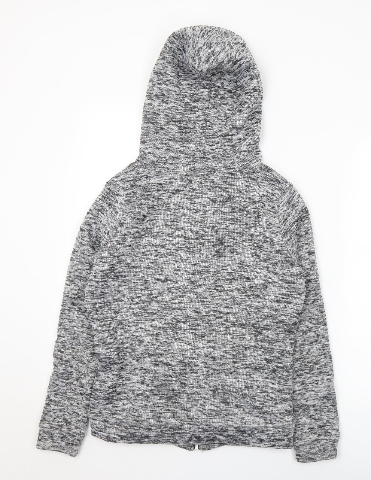 Primark Womens Grey  Polyester Full Zip Hoodie Size 6  Zip - 6/8