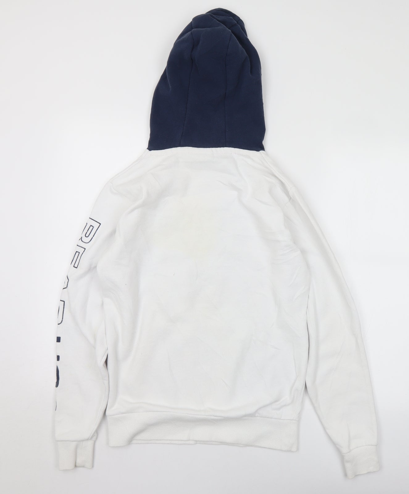 Bear USA Mens White  Cotton Pullover Hoodie Size XS   - Logo