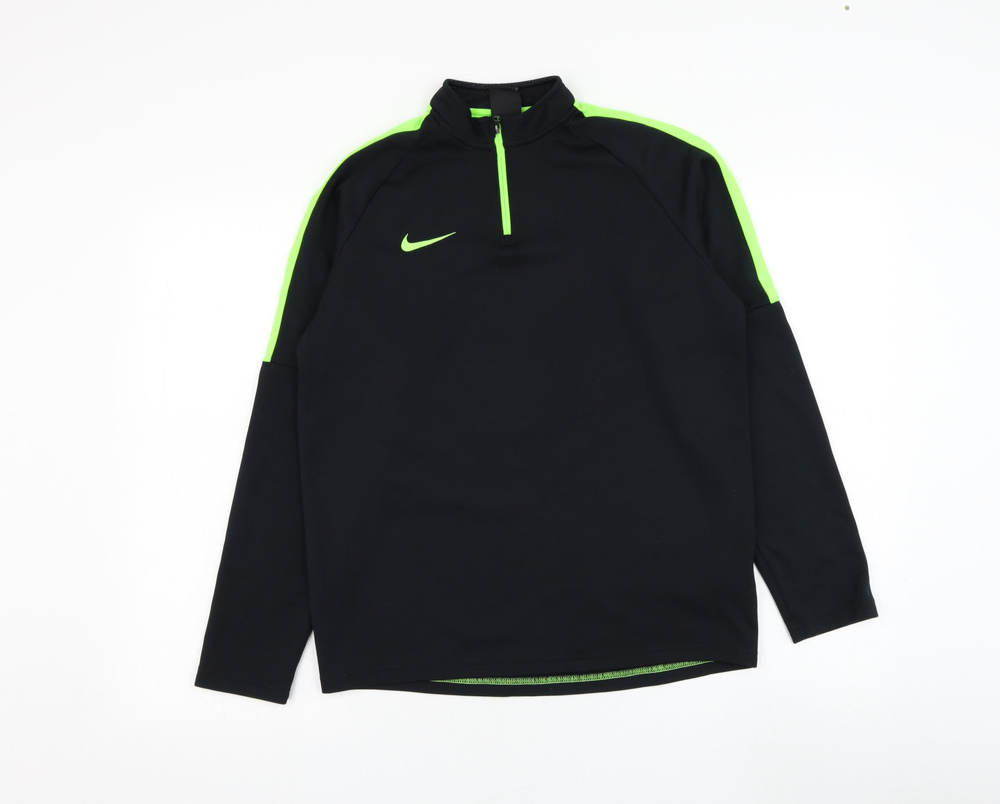 Nike Mens Black  Polyester Pullover Sweatshirt Size XL