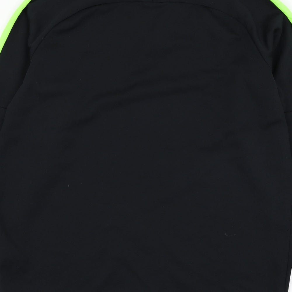 Nike Mens Black  Polyester Pullover Sweatshirt Size XL