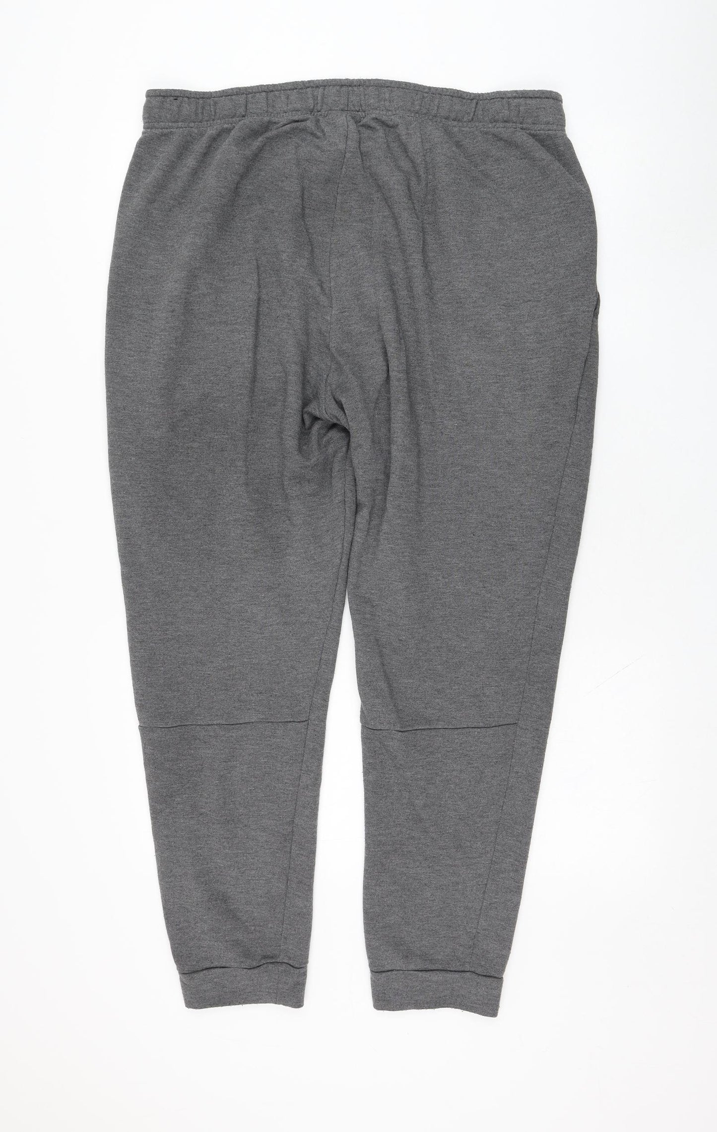 Nike Mens Grey  Polyester Jogger Trousers Size XL L28 in Regular