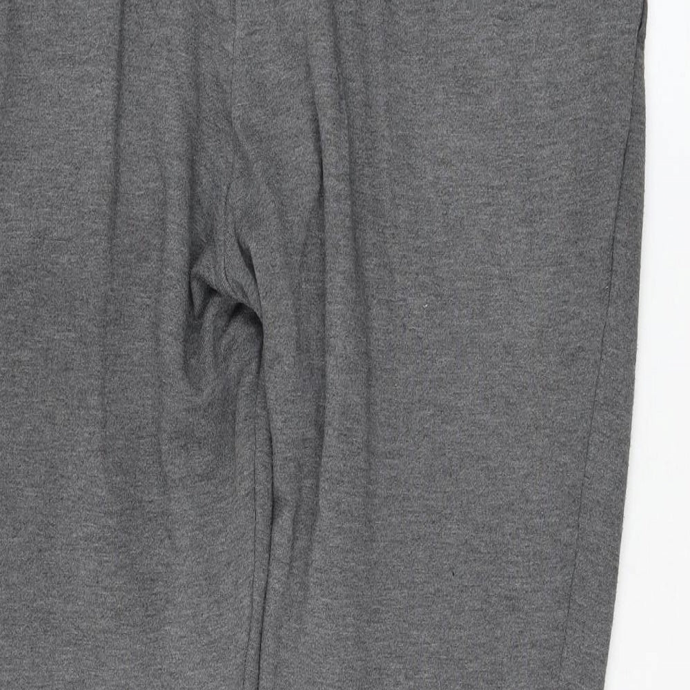 Nike Mens Grey  Polyester Jogger Trousers Size XL L28 in Regular