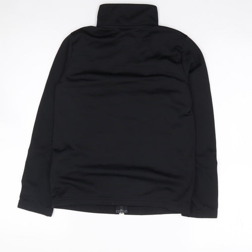 Nike Boys Black  Polyester Full Zip Hoodie Size 8-9 Years  Zip