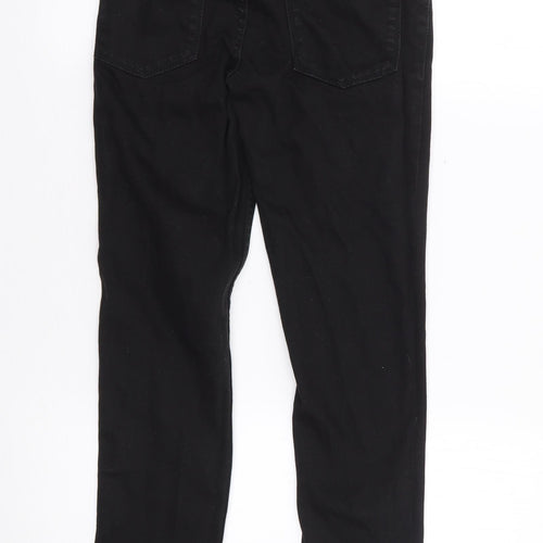 NEXT Boys Black  Cotton Skinny Jeans Size 10 Years L23 in Regular Zip