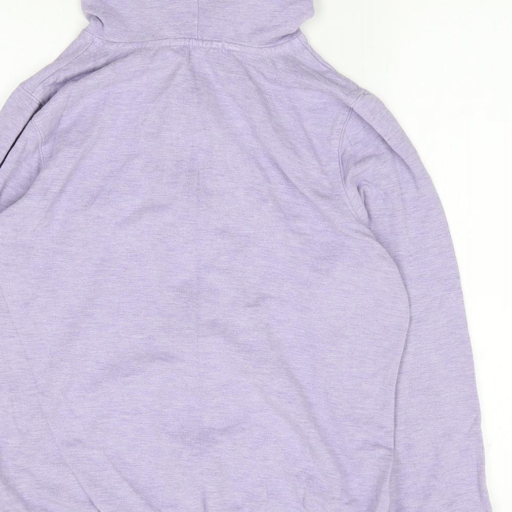 George Womens Purple  Viscose Full Zip Hoodie Size 12  Zip