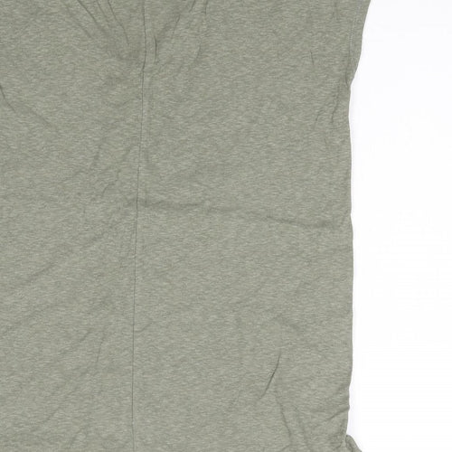 River Island Womens Green  Cotton Basic Tank Size 6 V-Neck