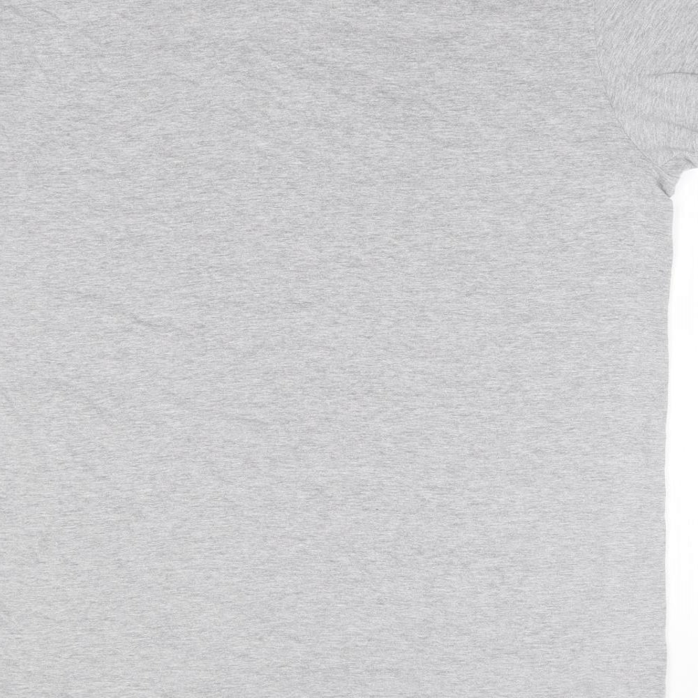 Preworn Mens Green  Cotton  T-Shirt Size L Crew Neck  - Ice Hockey