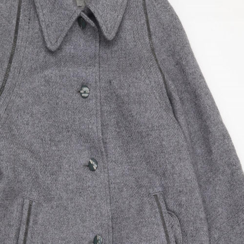 Berghaus City Womens Grey   Jacket Coat Size 12  Button