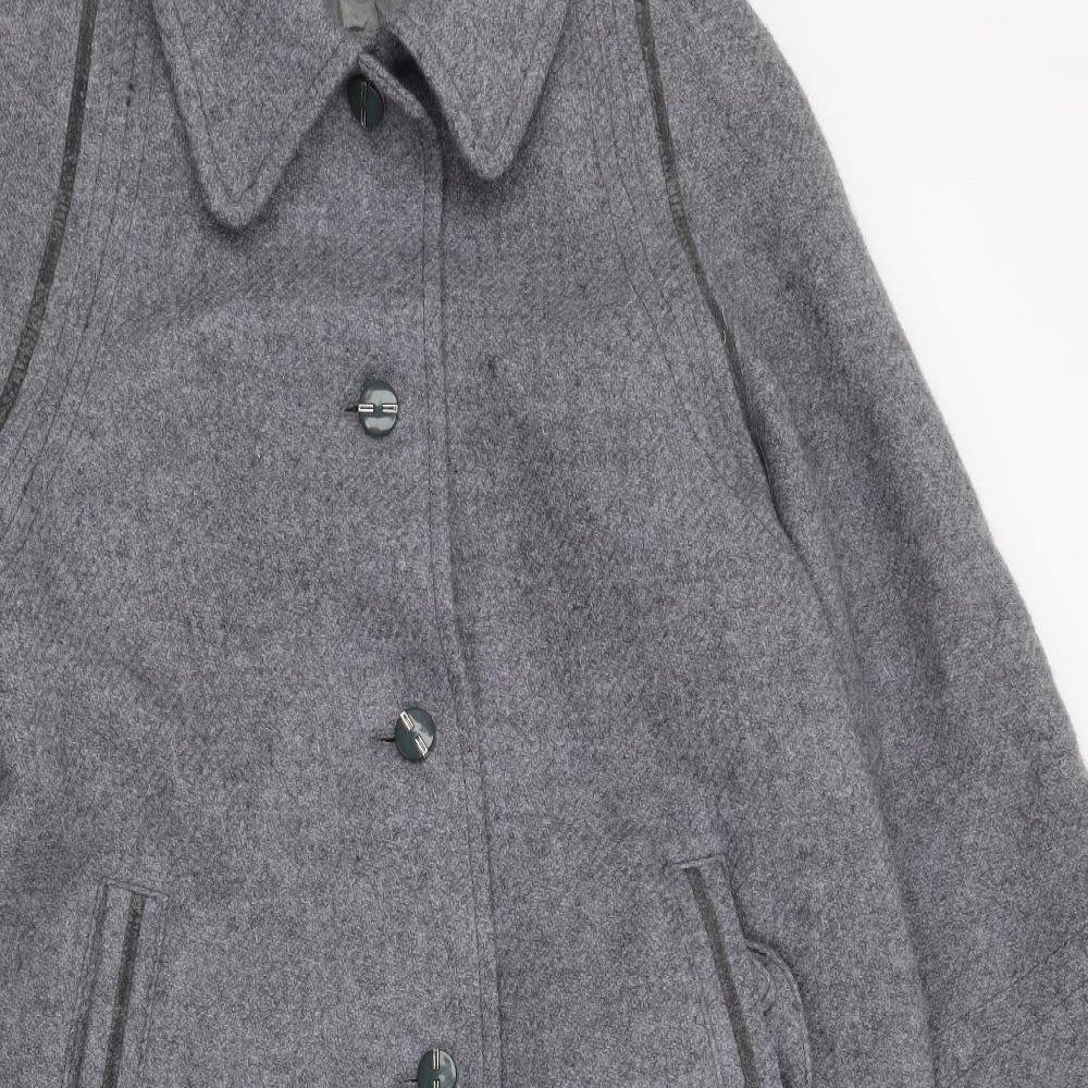 Berghaus City Womens Grey   Jacket Coat Size 12  Button