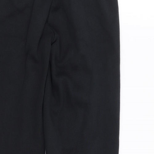 PUMA Boys Black  Cotton Jogger Trousers Size 11-12 Years L23 in Regular Drawstring