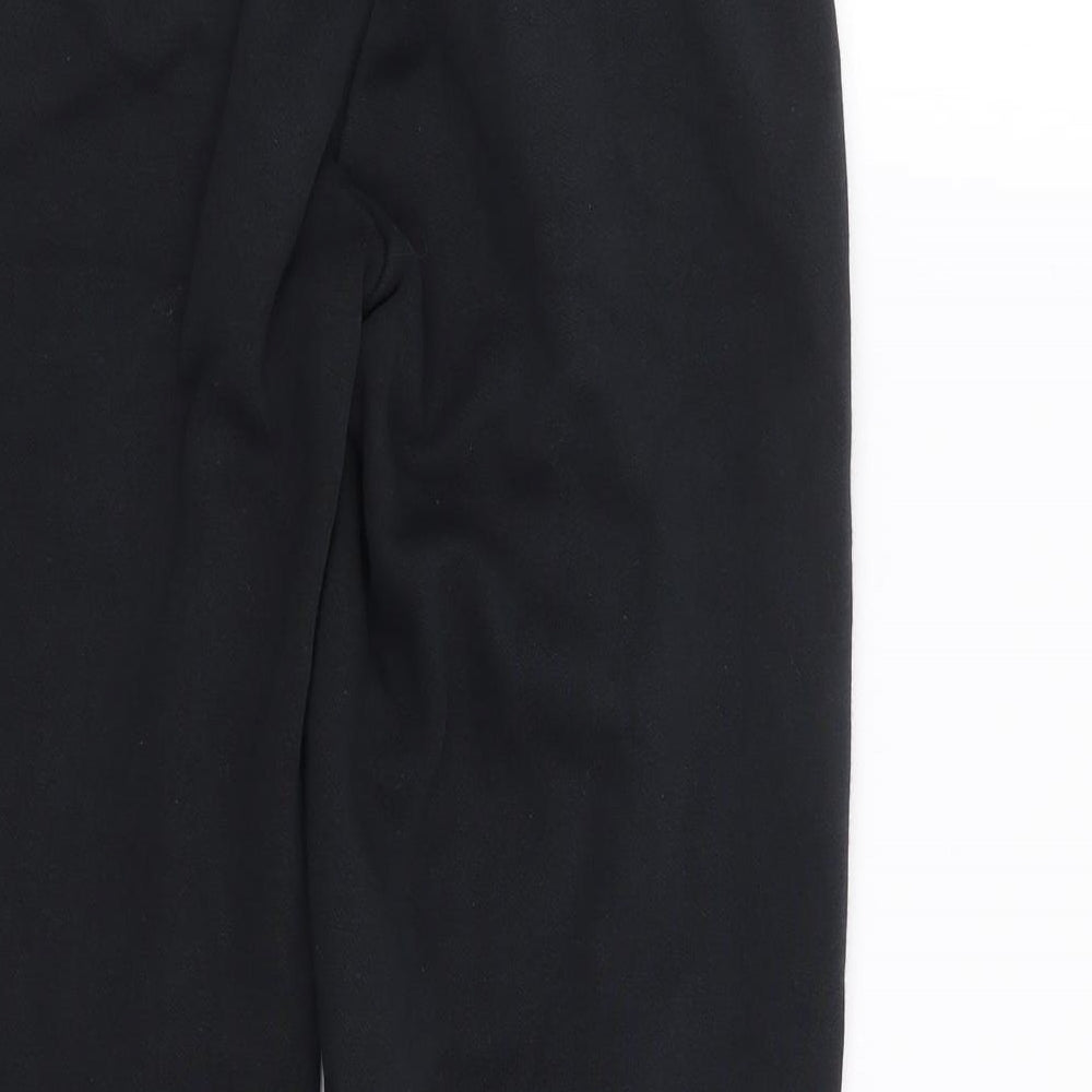 PUMA Boys Black  Cotton Jogger Trousers Size 11-12 Years L23 in Regular Drawstring