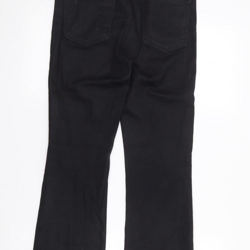J Brand Womens Black  Cotton Bootcut Jeans Size 29 L25 in Regular Zip
