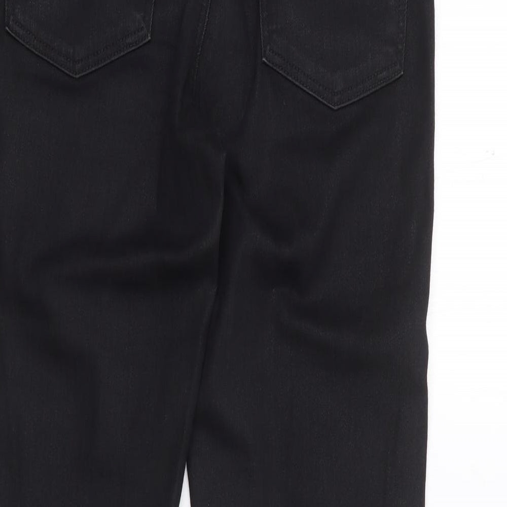 J Brand Womens Black  Cotton Bootcut Jeans Size 29 L25 in Regular Zip