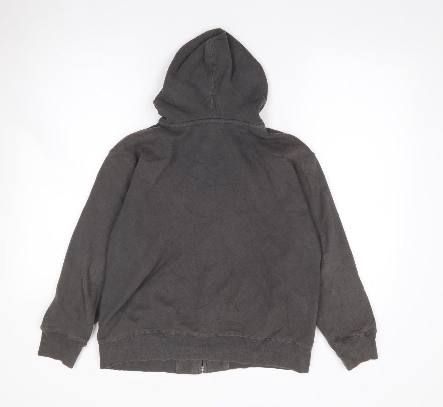 Gap Boys Grey  Cotton Full Zip Hoodie Size 10-11 Years  Zip