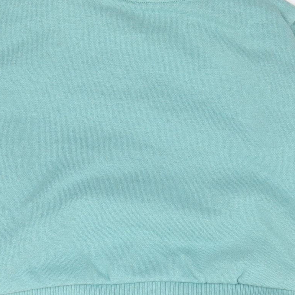 Marks and Spencer Boys Green  Cotton Pullover Jumper Size 9-12 Months  Pullover - Brother