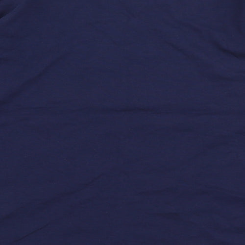 TU Girls Blue  100% Cotton Jersey T-Shirt Size 12 Years Round Neck Pullover - Unicorn