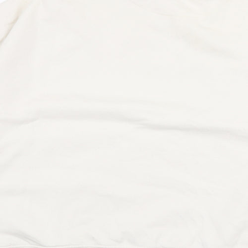 F&F Womens White  Cotton Pullover Sweatshirt Size 10  Pullover - Merci