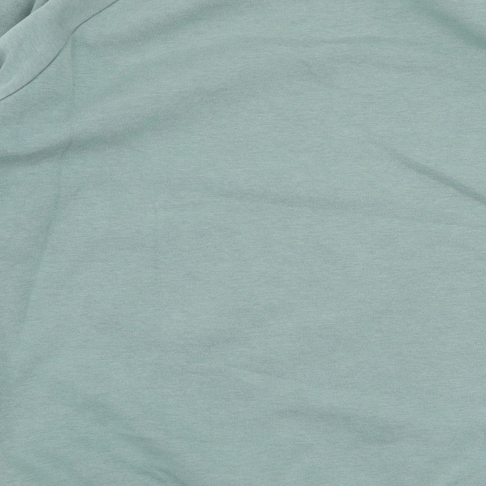 adidas Womens Green  Cotton Pullover Sweatshirt Size S  Pullover