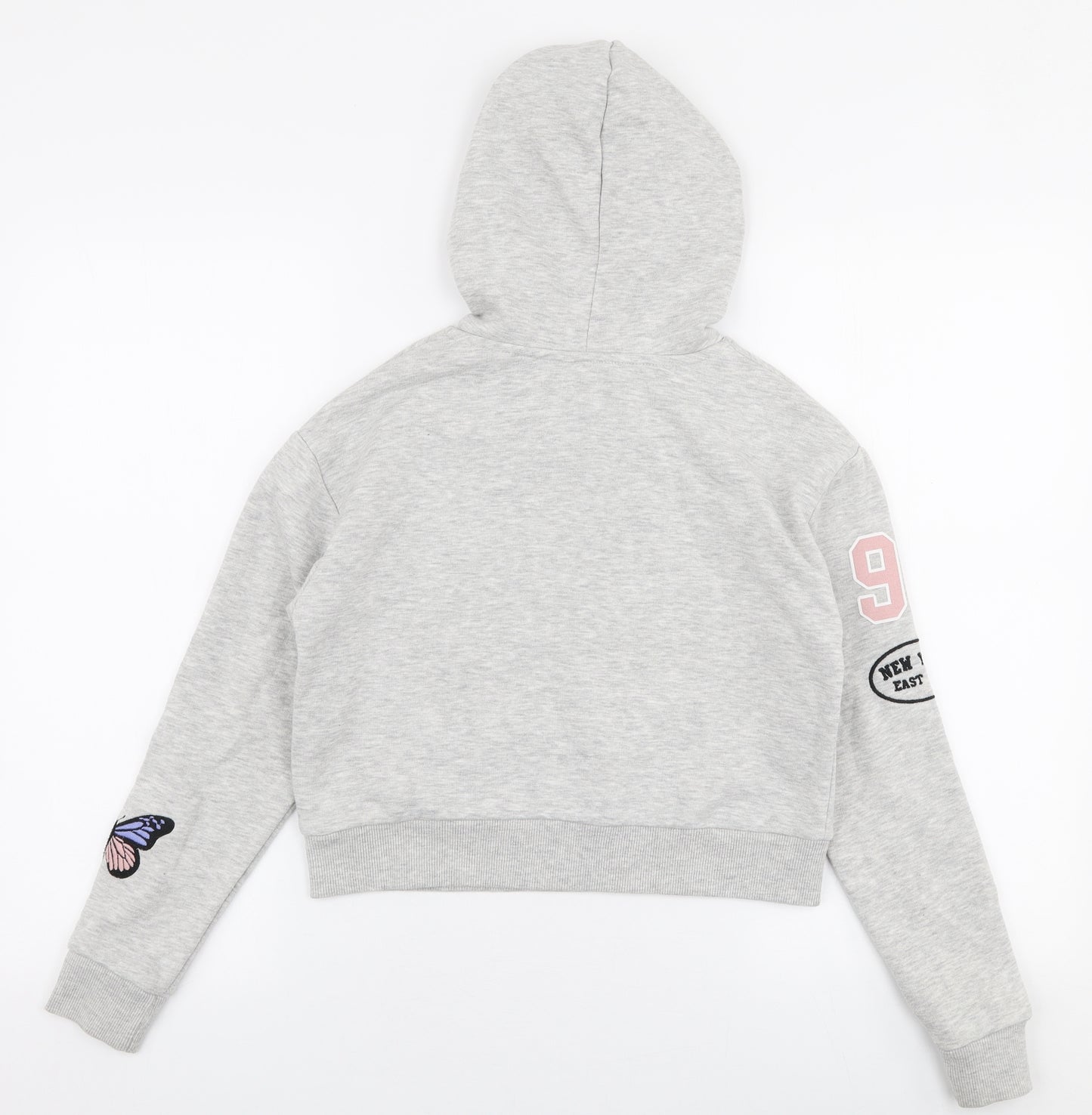 Preworn Womens Grey  Polyester Pullover Hoodie Size XS  Pullover - Boston