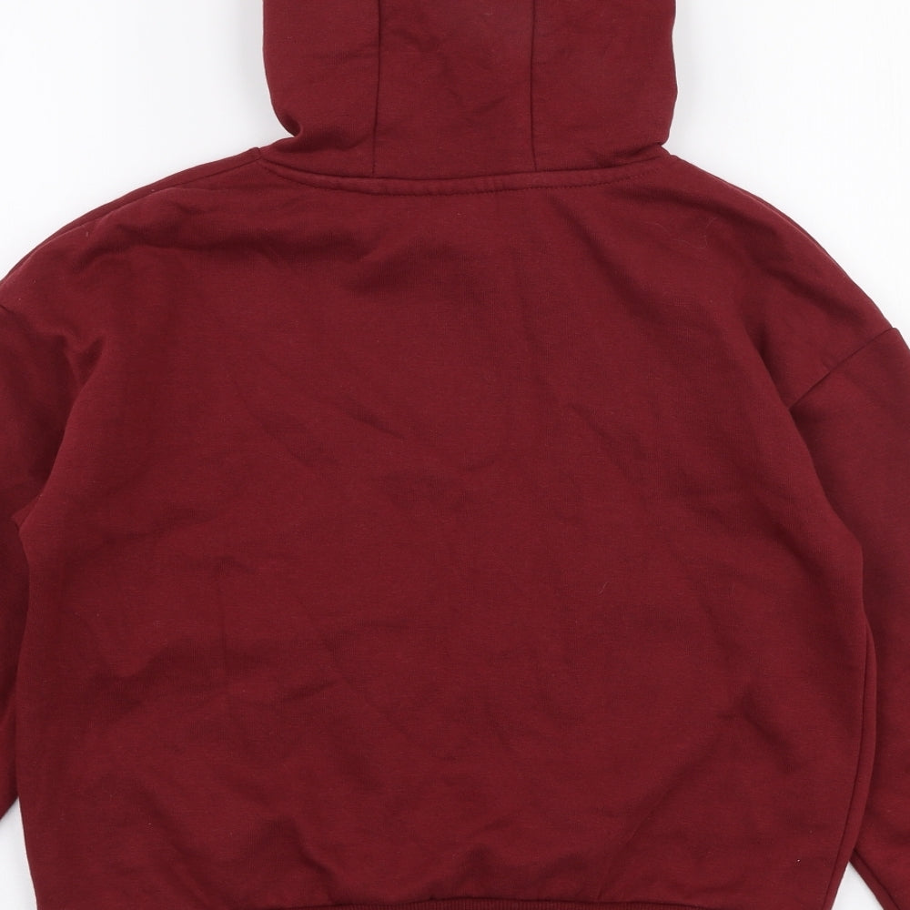 Primark  Girls Red  Cotton Pullover Hoodie Size 10-11 Years  Pullover - Harvard