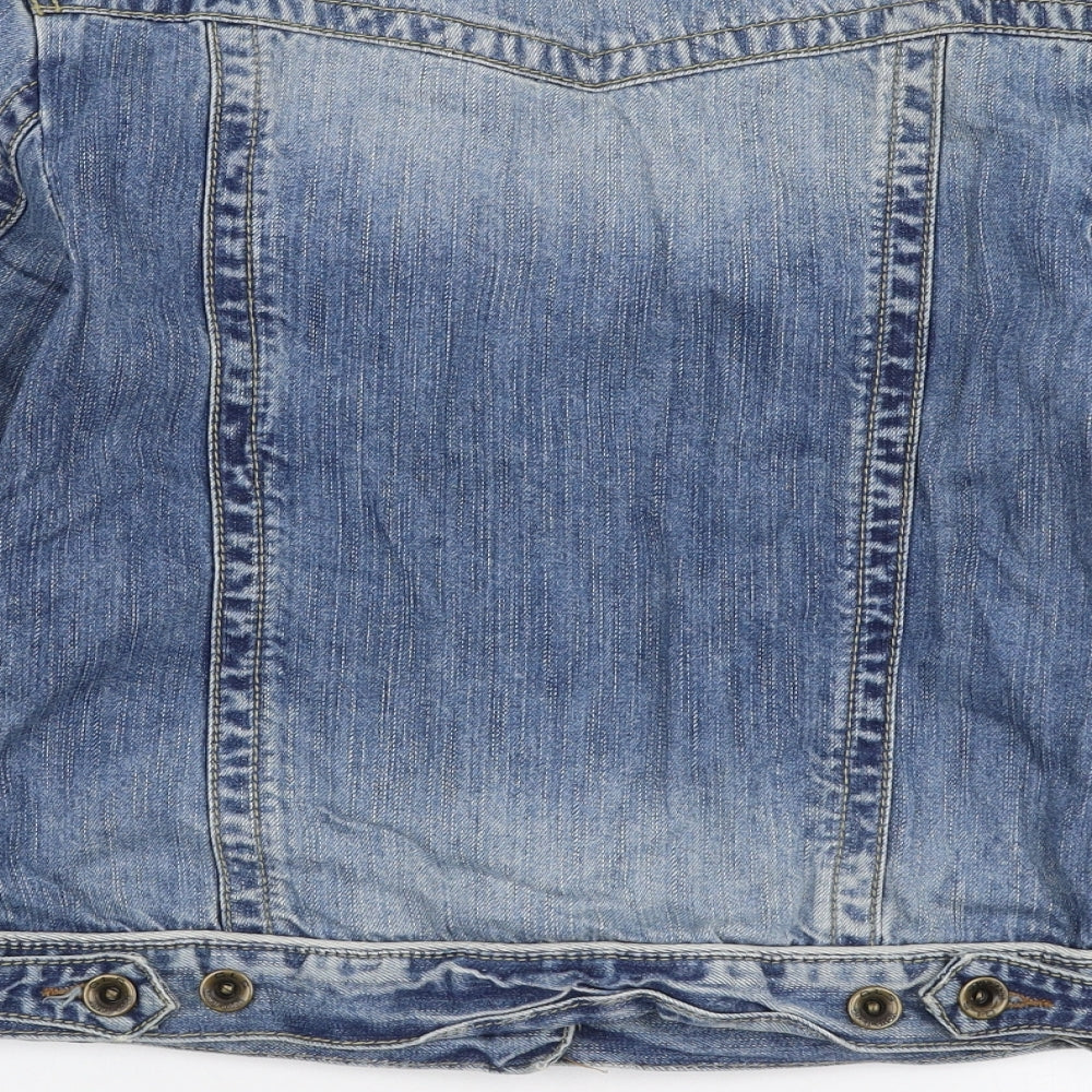 Gls Jeans Womens Blue   Jacket  Size XS  Button