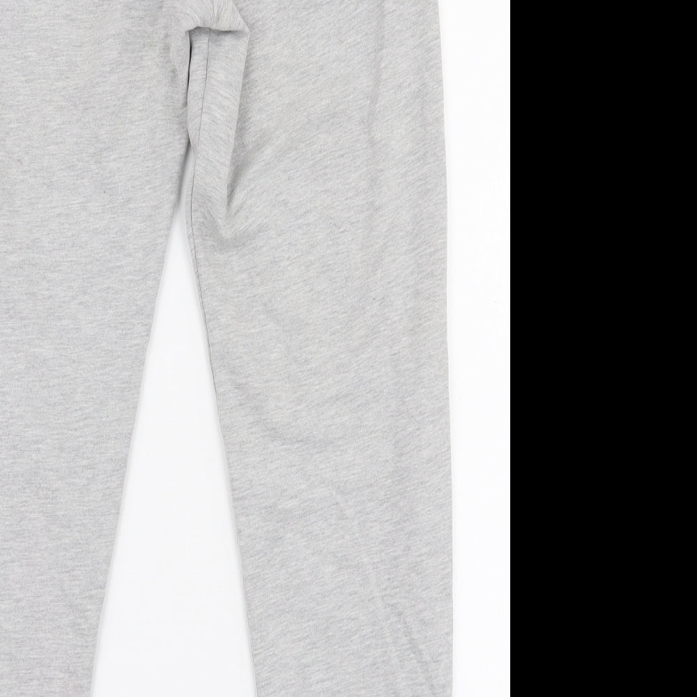 Pineapple  Womens Grey  Cotton Jogger Trousers Size XS L27 in Regular Drawstring
