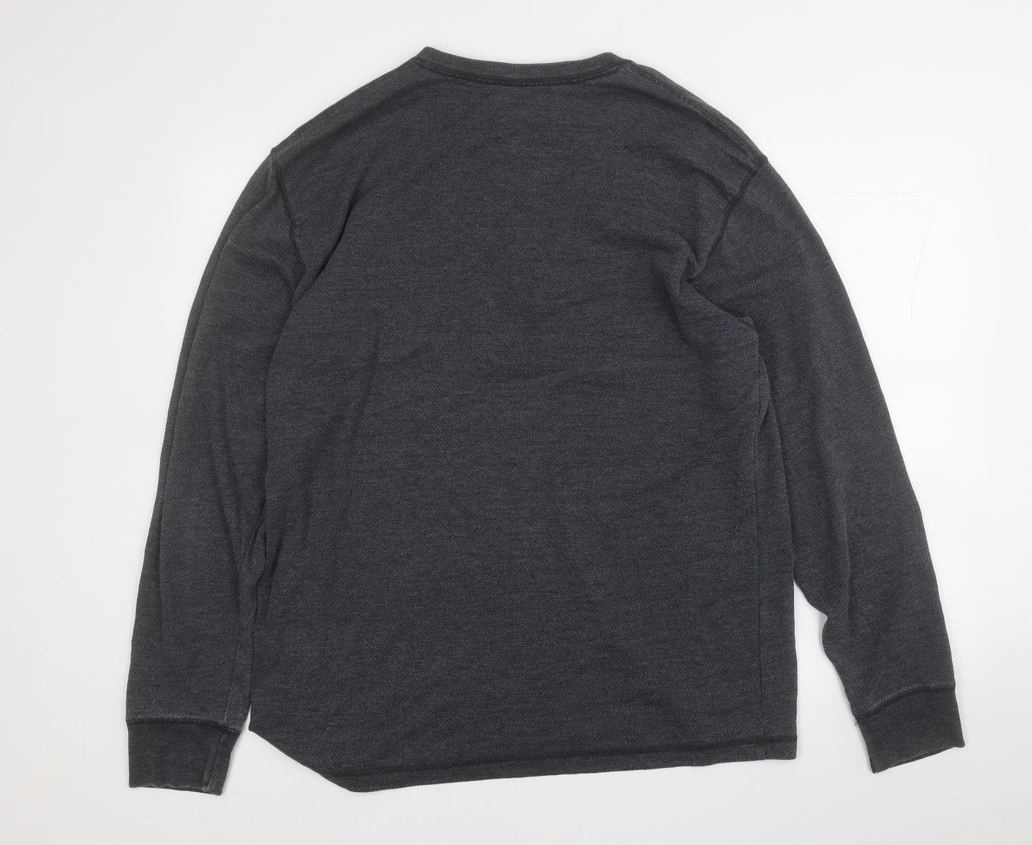 RedHead Mens Grey  Cotton  T-Shirt Size L Round Neck