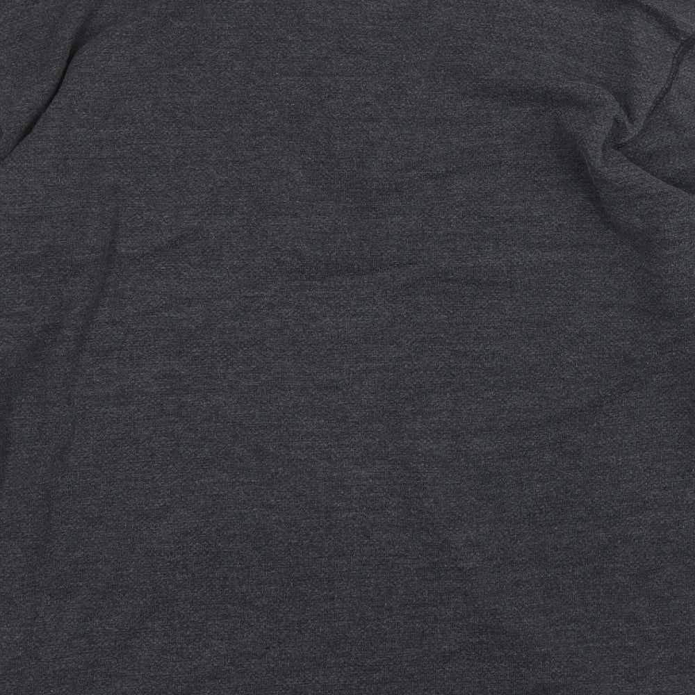 RedHead Mens Grey  Cotton  T-Shirt Size L Round Neck