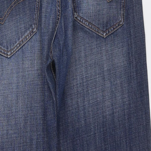 Hilfiger Denim Mens Blue  Cotton Bootcut Jeans Size 34 L32 in Regular