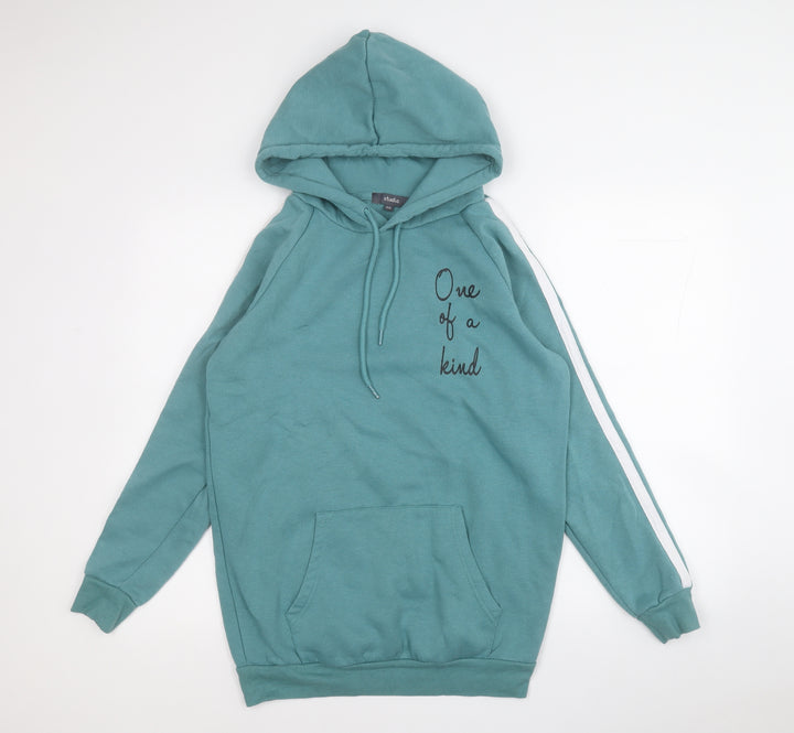 Studio Womens Green Polyester Pullover Hoodie Size 8 - One of a kind