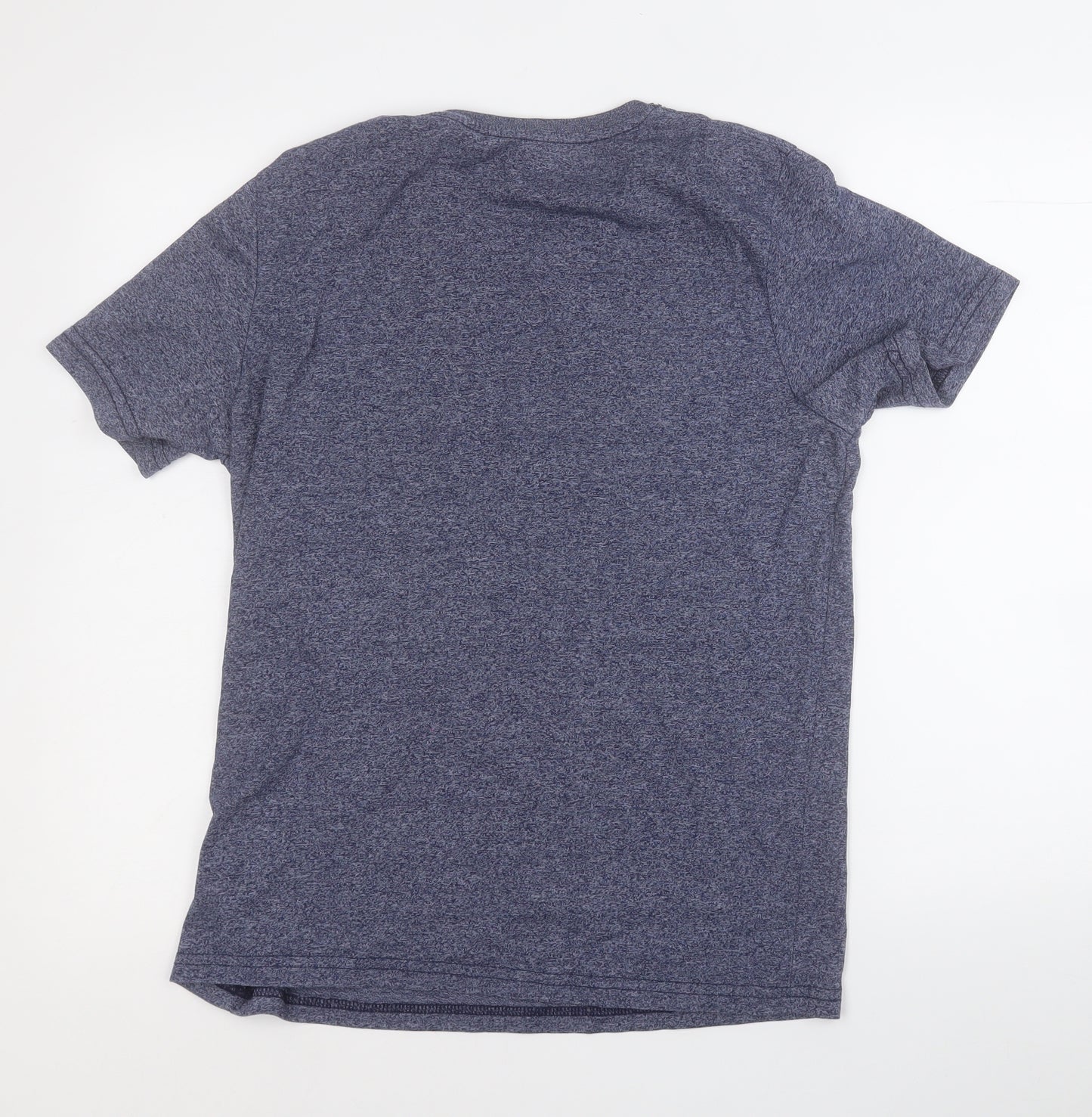 Dynamic  Mens Blue  Cotton  T-Shirt Size M Round Neck