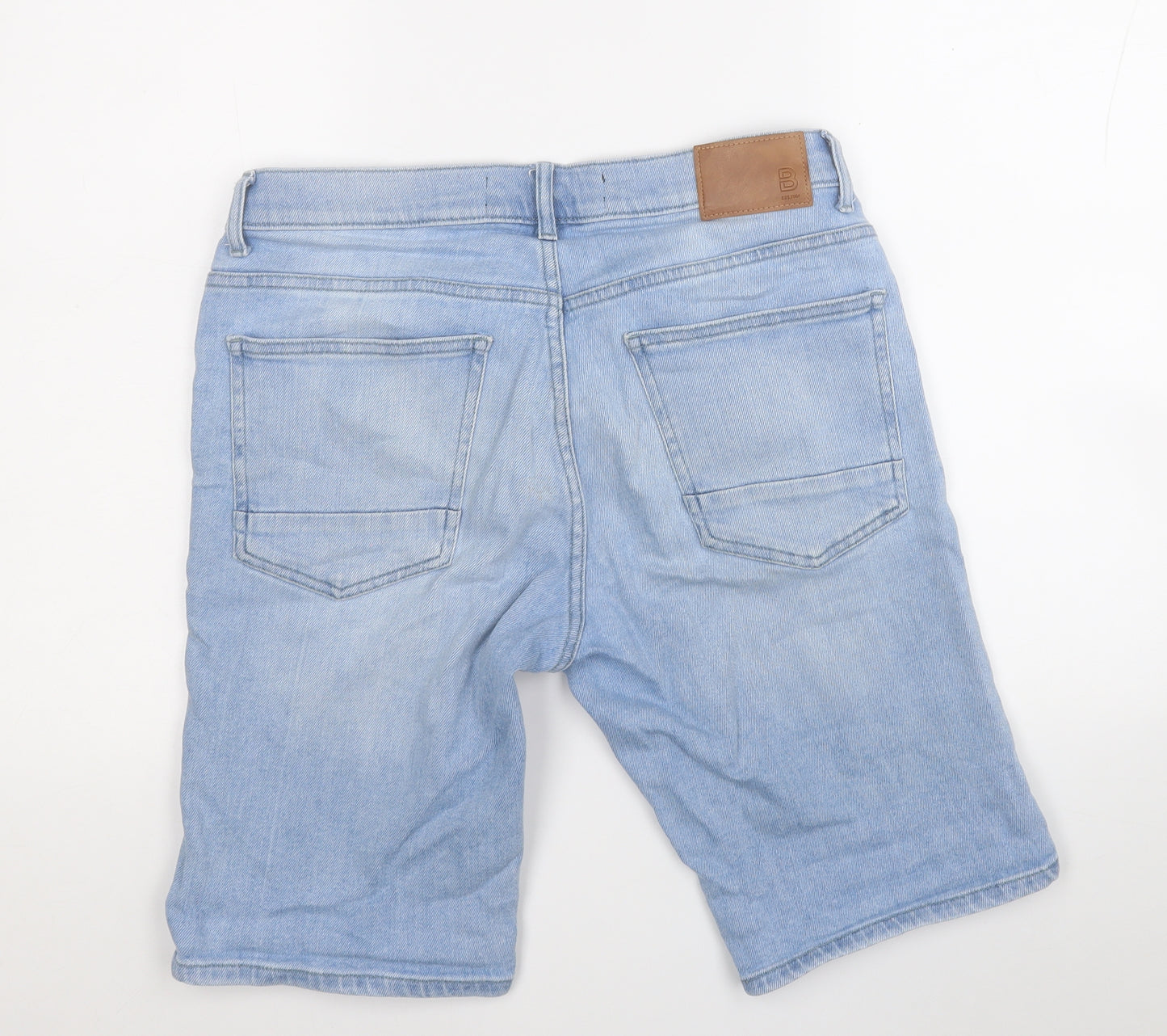 Burton Mens Blue  Cotton Chino Shorts Size 32  Regular