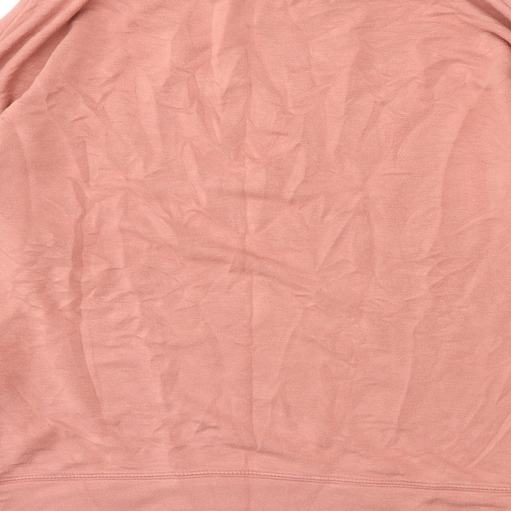 Marks and Spencer Womens Pink  Viscose Pullover Sweatshirt Size 8