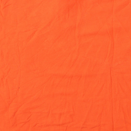 Dunnes Mens Orange  Cotton  Polo Size 2XL Collared