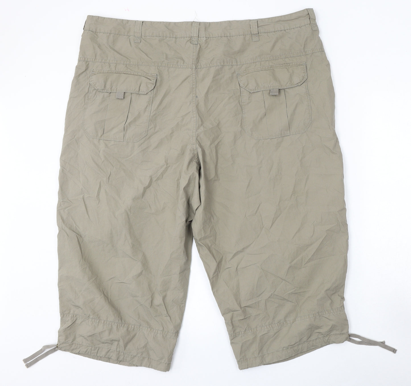 Cherokee Mens Beige  Cotton Bermuda Shorts Size 44  Regular