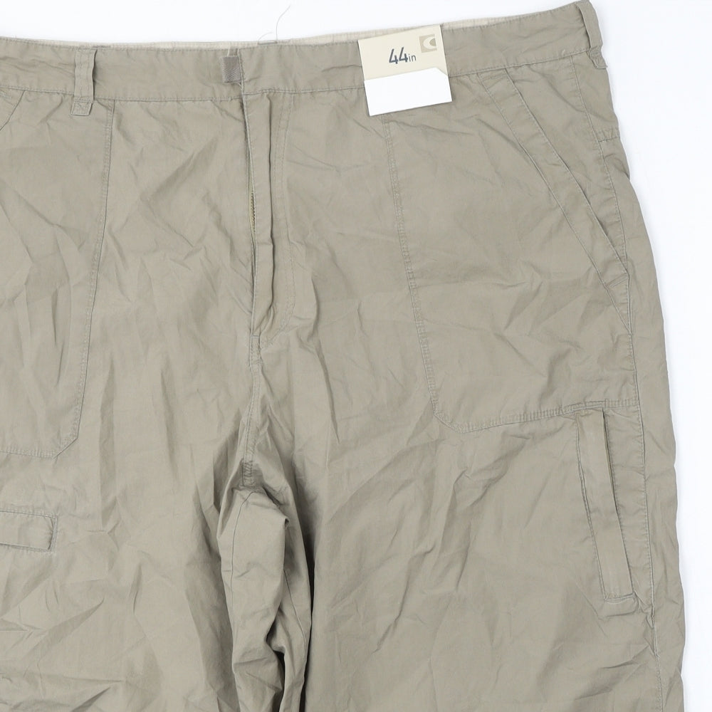 Cherokee Mens Beige  Cotton Bermuda Shorts Size 44  Regular