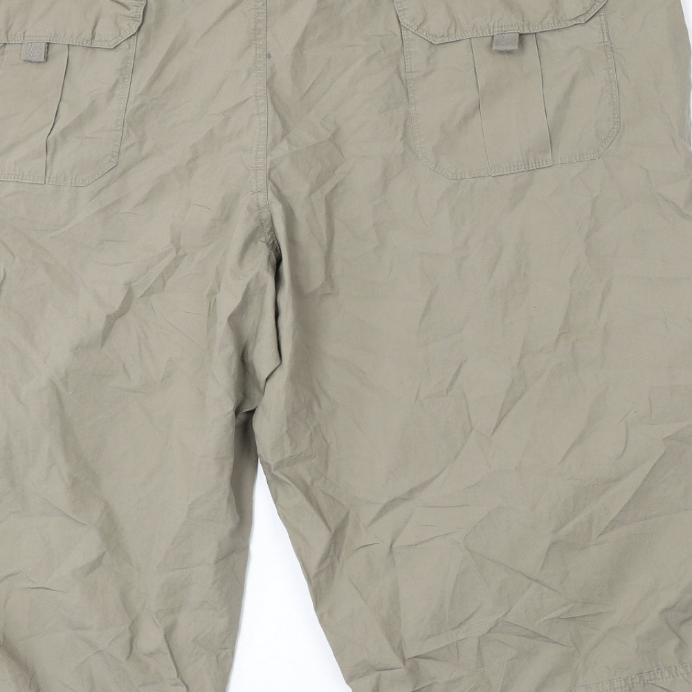 Cherokee Mens Beige  Cotton Bermuda Shorts Size 44  Regular
