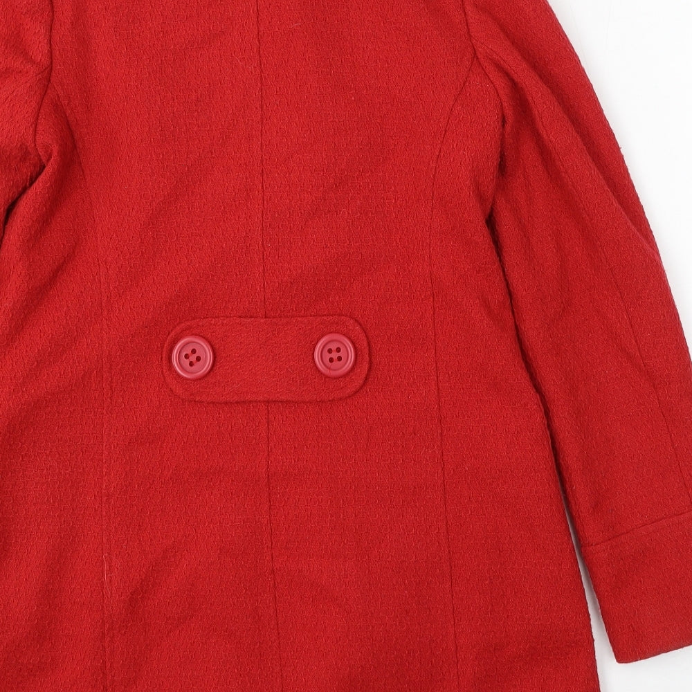 F&F Womens Red   Jacket  Size 10  Button