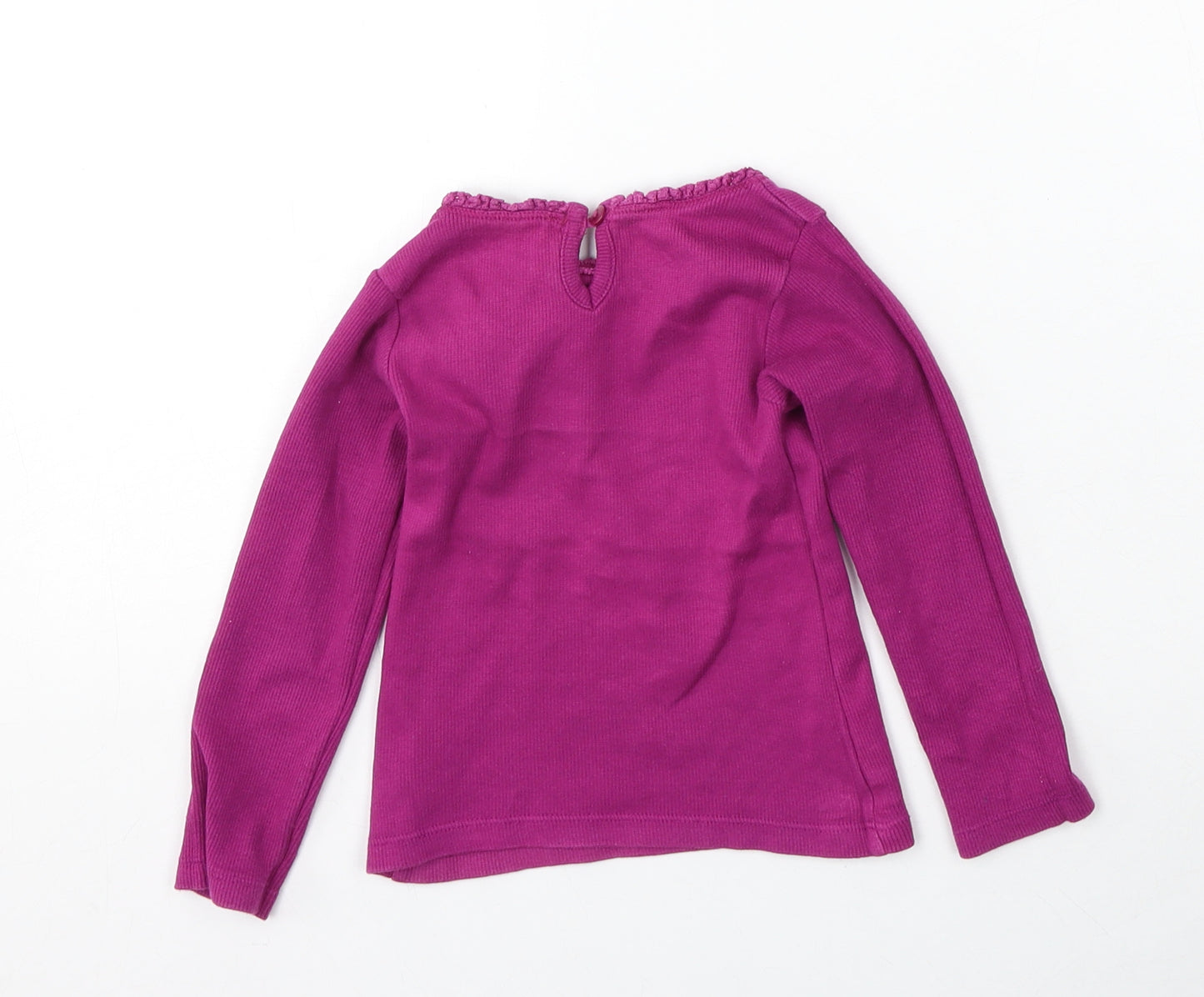 Dunnes Stores Girls Purple  Cotton Pullover Jumper Size 18-24 Months