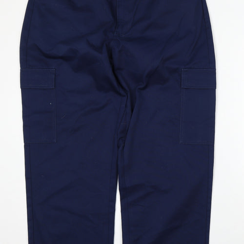 TESCO Mens Blue  Polyester Trousers  Size 38 L29 in Regular