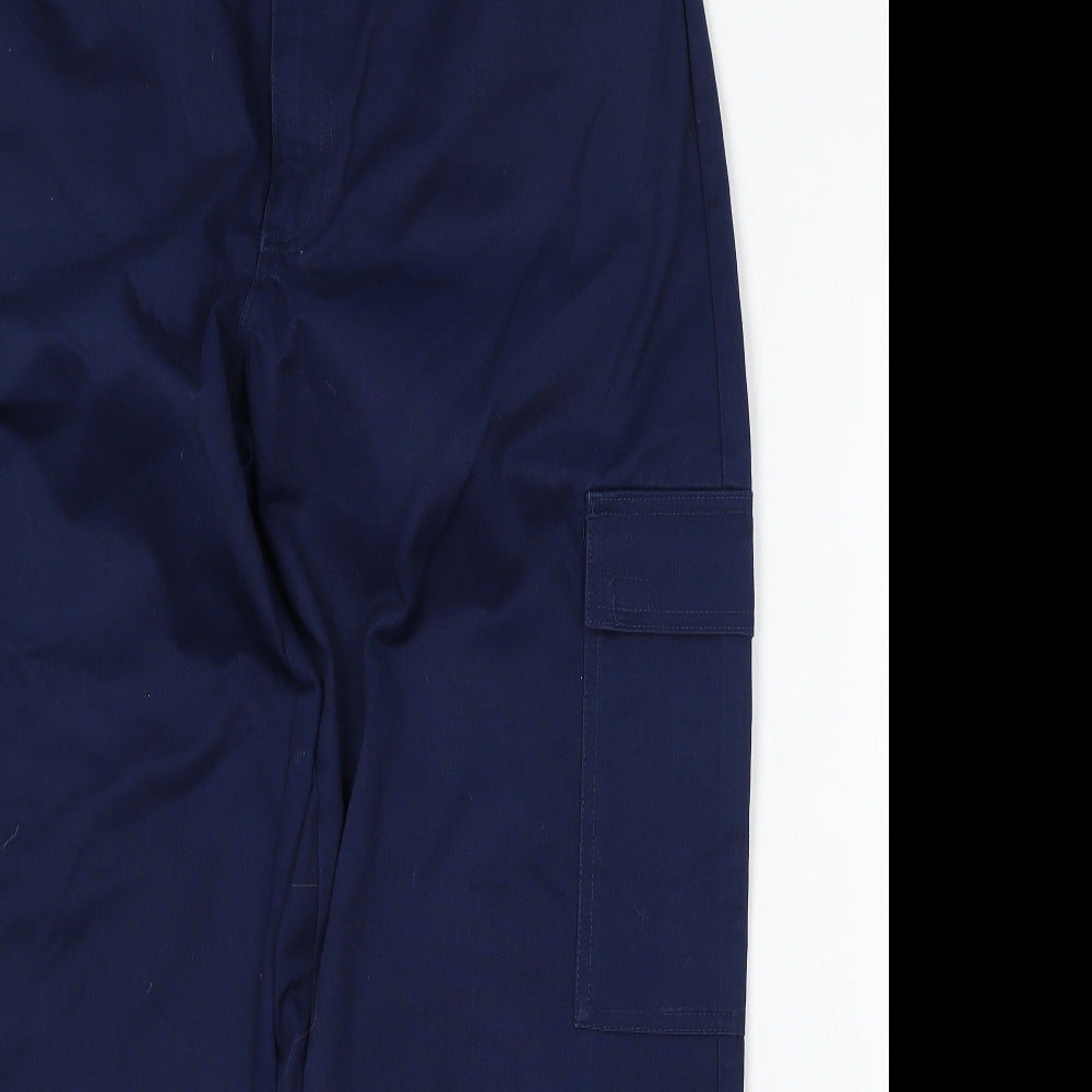TESCO Mens Blue  Polyester Trousers  Size 38 L29 in Regular