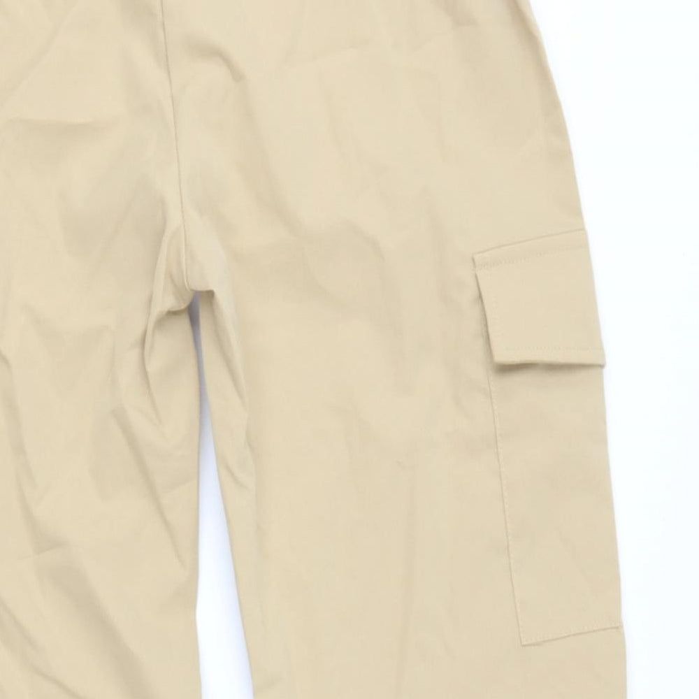 SheIn Girls Beige  Polyester Cargo Trousers Size 11-12 Years  Regular