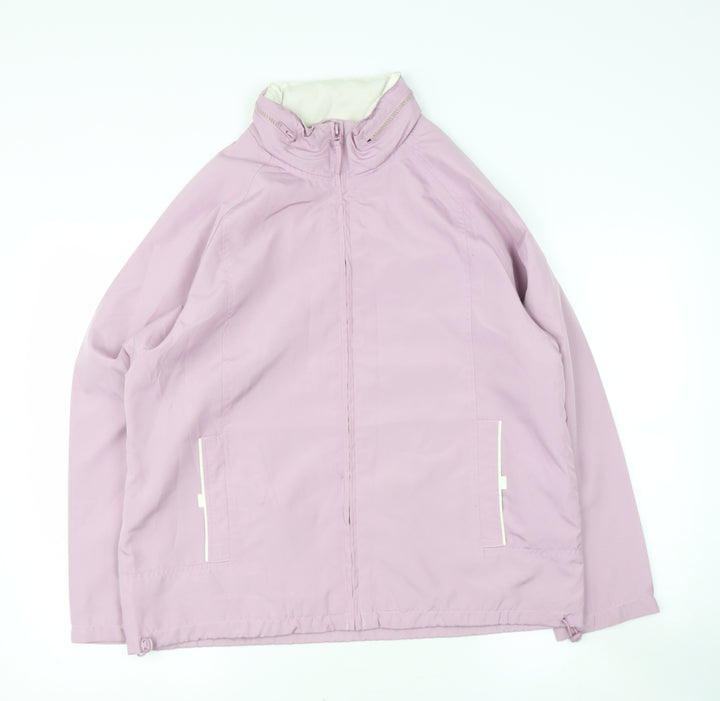 EDITIONS Womens Pink Jacket Size 14