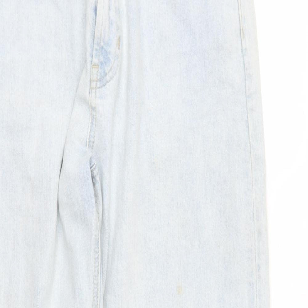 Gap Womens Blue  Cotton Boyfriend Jeans Size M L25 in Regular