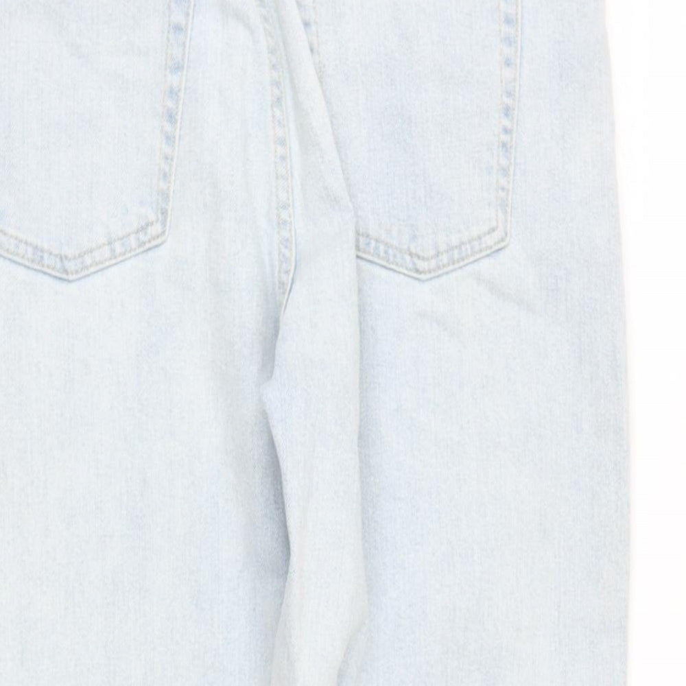 Gap Womens Blue  Cotton Boyfriend Jeans Size M L25 in Regular